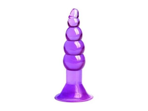 Plug Anal de Silicona con Base de Ventosa