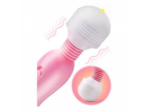 Mini Vibrador Masajeador Rosado - Image 4